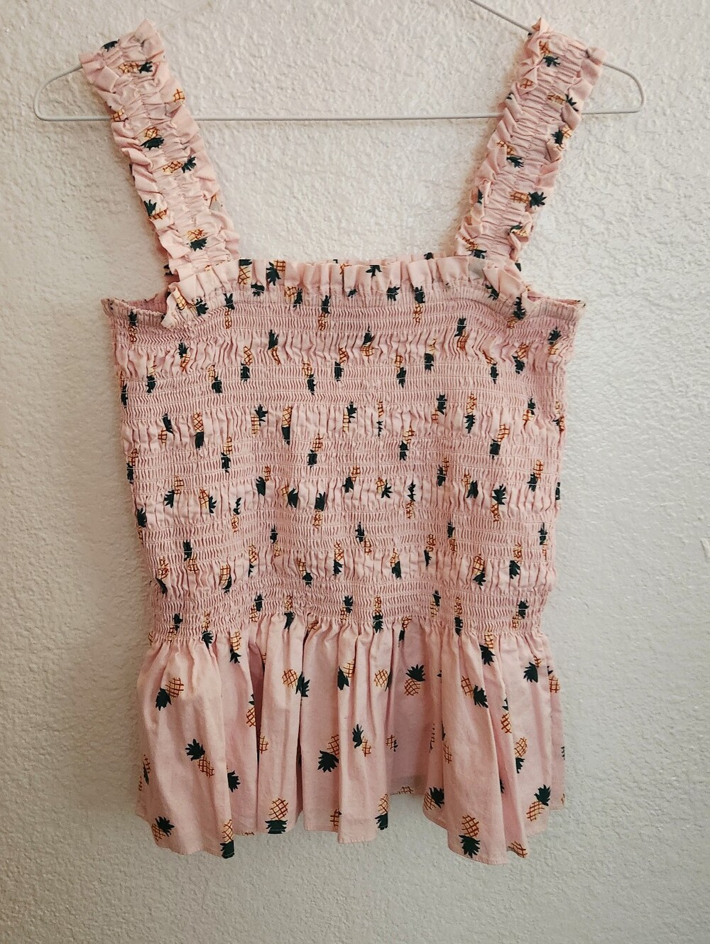 Kate Spade Pineapple Print Tank Top. Size S.